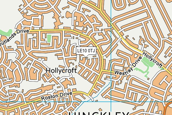 LE10 0TJ map - OS VectorMap District (Ordnance Survey) LE10 0TJ map - OS VectorMap District (Ordnance Survey)