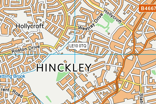 LE10 0TQ map - OS VectorMap District (Ordnance Survey) LE10 0TQ map - OS VectorMap District (Ordnance Survey)