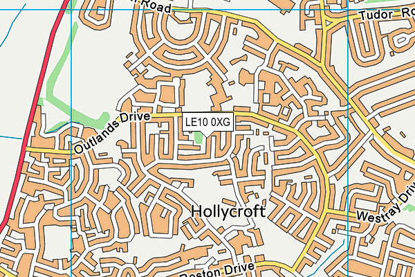 LE10 0XG map - OS VectorMap District (Ordnance Survey) LE10 0XG map - OS VectorMap District (Ordnance Survey)