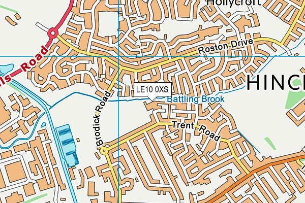 LE10 0XS map - OS VectorMap District (Ordnance Survey) LE10 0XS map - OS VectorMap District (Ordnance Survey)