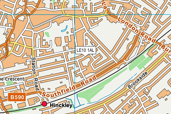 LE10 1AL map - OS VectorMap District (Ordnance Survey) LE10 1AL map - OS VectorMap District (Ordnance Survey)