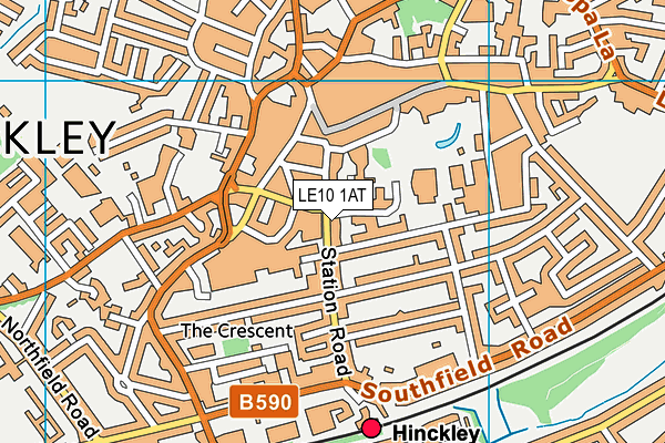 LE10 1AT map - OS VectorMap District (Ordnance Survey) LE10 1AT map - OS VectorMap District (Ordnance Survey)