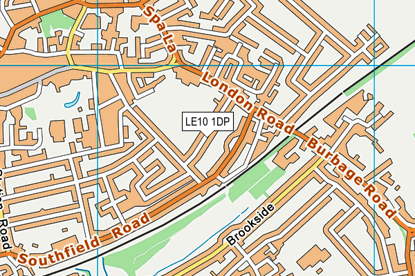 LE10 1DP map - OS VectorMap District (Ordnance Survey) LE10 1DP map - OS VectorMap District (Ordnance Survey)