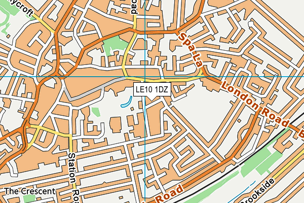 LE10 1DZ map - OS VectorMap District (Ordnance Survey) LE10 1DZ map - OS VectorMap District (Ordnance Survey)