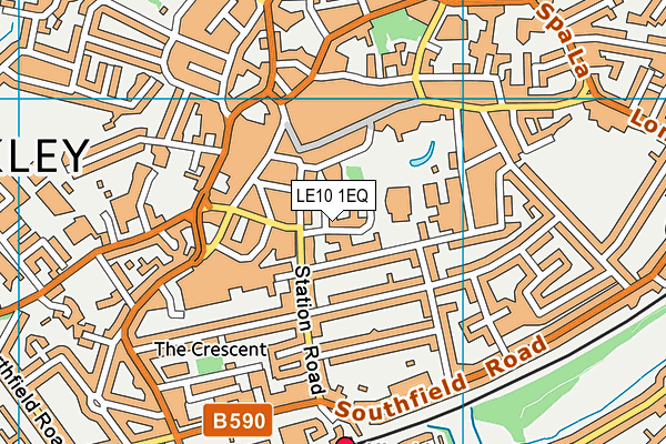 LE10 1EQ map - OS VectorMap District (Ordnance Survey) LE10 1EQ map - OS VectorMap District (Ordnance Survey)