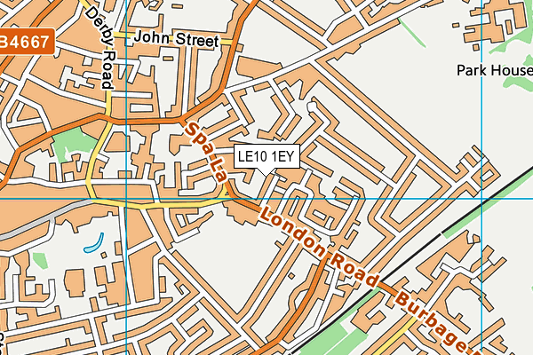 LE10 1EY map - OS VectorMap District (Ordnance Survey) LE10 1EY map - OS VectorMap District (Ordnance Survey)