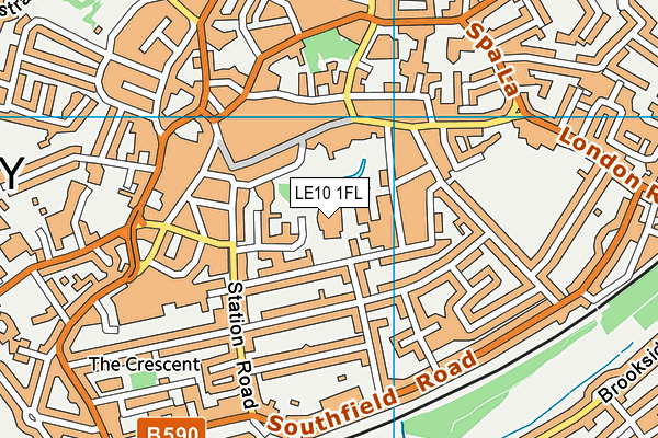 LE10 1FL map - OS VectorMap District (Ordnance Survey) LE10 1FL map - OS VectorMap District (Ordnance Survey)