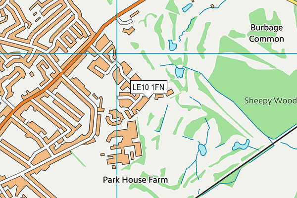 LE10 1FN map - OS VectorMap District (Ordnance Survey) LE10 1FN map - OS VectorMap District (Ordnance Survey)