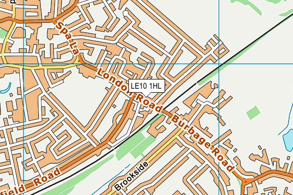 LE10 1HL map - OS VectorMap District (Ordnance Survey) LE10 1HL map - OS VectorMap District (Ordnance Survey)