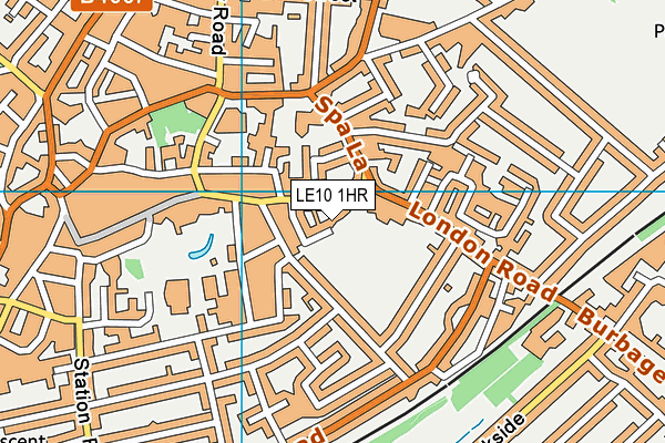 LE10 1HR map - OS VectorMap District (Ordnance Survey) LE10 1HR map - OS VectorMap District (Ordnance Survey)
