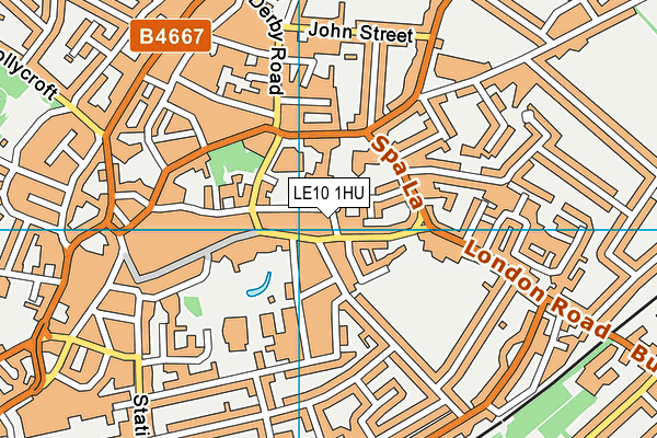 LE10 1HU map - OS VectorMap District (Ordnance Survey) LE10 1HU map - OS VectorMap District (Ordnance Survey)