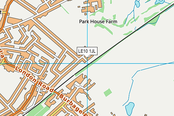 LE10 1JL map - OS VectorMap District (Ordnance Survey) LE10 1JL map - OS VectorMap District (Ordnance Survey)