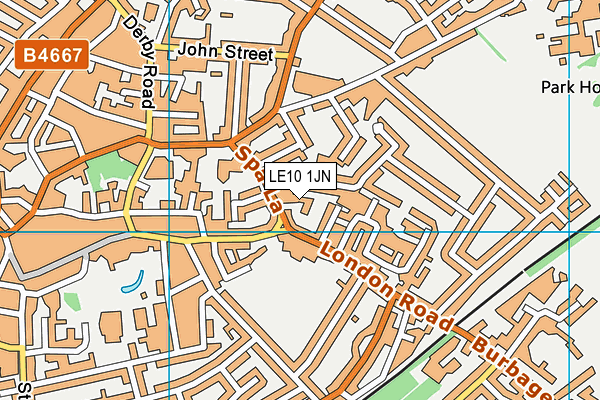 LE10 1JN map - OS VectorMap District (Ordnance Survey) LE10 1JN map - OS VectorMap District (Ordnance Survey)