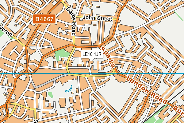 LE10 1JR map - OS VectorMap District (Ordnance Survey) LE10 1JR map - OS VectorMap District (Ordnance Survey)