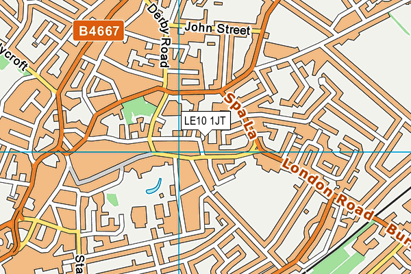 LE10 1JT map - OS VectorMap District (Ordnance Survey) LE10 1JT map - OS VectorMap District (Ordnance Survey)