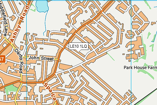 LE10 1LQ map - OS VectorMap District (Ordnance Survey) LE10 1LQ map - OS VectorMap District (Ordnance Survey)