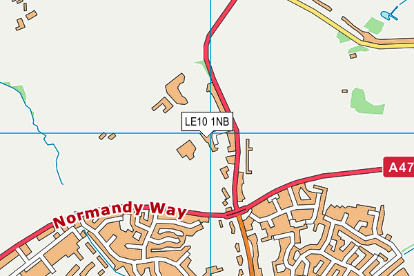 LE10 1NB map - OS VectorMap District (Ordnance Survey) LE10 1NB map - OS VectorMap District (Ordnance Survey)