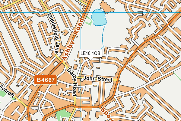 LE10 1QB map - OS VectorMap District (Ordnance Survey) LE10 1QB map - OS VectorMap District (Ordnance Survey)