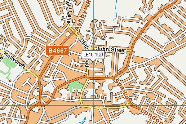 LE10 1QJ map - OS VectorMap District (Ordnance Survey) LE10 1QJ map - OS VectorMap District (Ordnance Survey)