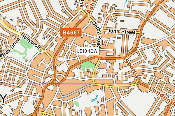 LE10 1QW map - OS VectorMap District (Ordnance Survey) LE10 1QW map - OS VectorMap District (Ordnance Survey)