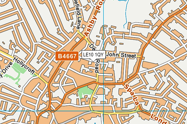 LE10 1QY map - OS VectorMap District (Ordnance Survey) LE10 1QY map - OS VectorMap District (Ordnance Survey)