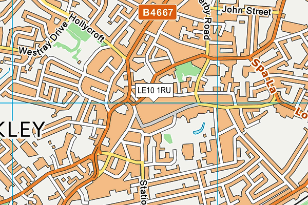 LE10 1RU map - OS VectorMap District (Ordnance Survey) LE10 1RU map - OS VectorMap District (Ordnance Survey)