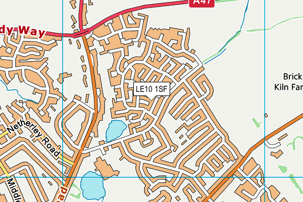 LE10 1SF map - OS VectorMap District (Ordnance Survey) LE10 1SF map - OS VectorMap District (Ordnance Survey)