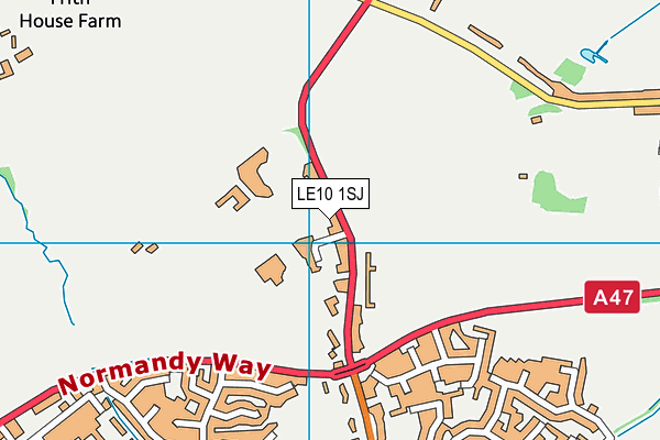 LE10 1SJ map - OS VectorMap District (Ordnance Survey) LE10 1SJ map - OS VectorMap District (Ordnance Survey)