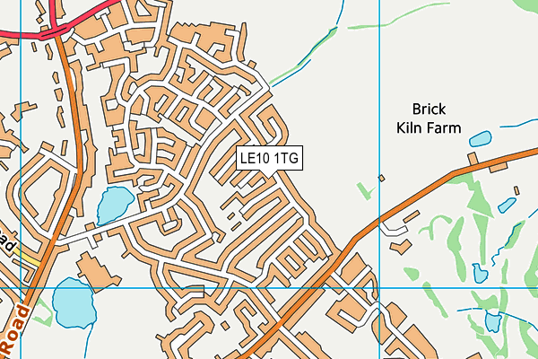 LE10 1TG map - OS VectorMap District (Ordnance Survey) LE10 1TG map - OS VectorMap District (Ordnance Survey)