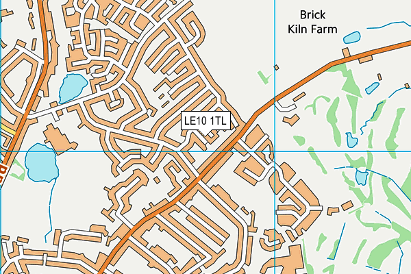 LE10 1TL map - OS VectorMap District (Ordnance Survey) LE10 1TL map - OS VectorMap District (Ordnance Survey)