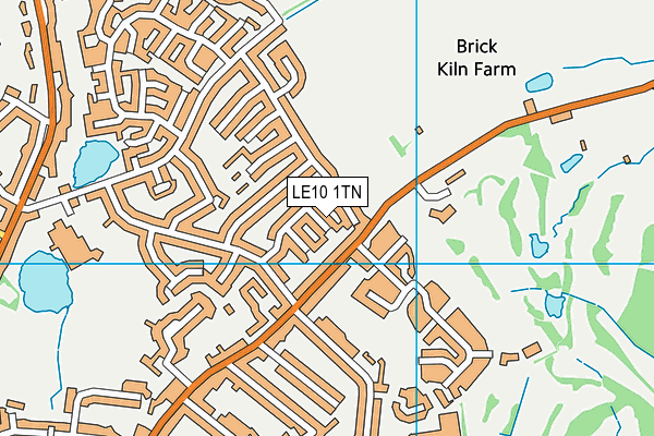 LE10 1TN map - OS VectorMap District (Ordnance Survey) LE10 1TN map - OS VectorMap District (Ordnance Survey)