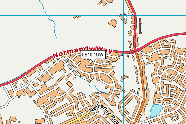 LE10 1UW map - OS VectorMap District (Ordnance Survey) LE10 1UW map - OS VectorMap District (Ordnance Survey)