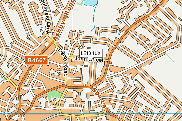 LE10 1UX map - OS VectorMap District (Ordnance Survey) LE10 1UX map - OS VectorMap District (Ordnance Survey)