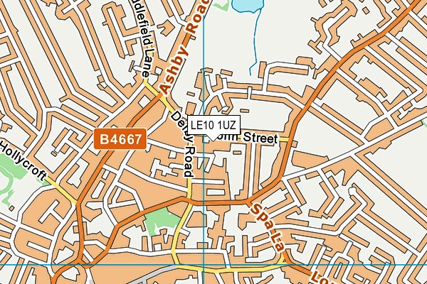 LE10 1UZ map - OS VectorMap District (Ordnance Survey) LE10 1UZ map - OS VectorMap District (Ordnance Survey)