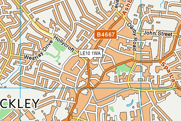 LE10 1WA map - OS VectorMap District (Ordnance Survey) LE10 1WA map - OS VectorMap District (Ordnance Survey)