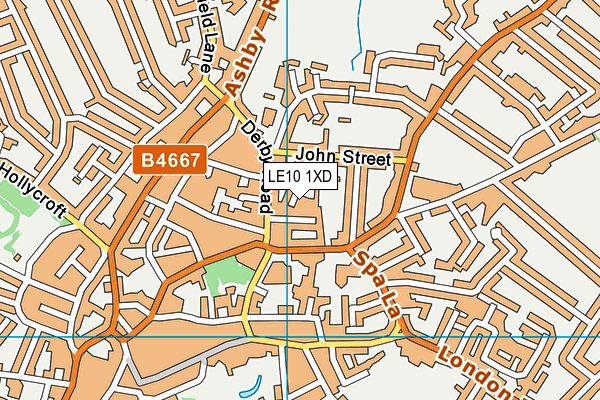 LE10 1XD map - OS VectorMap District (Ordnance Survey) LE10 1XD map - OS VectorMap District (Ordnance Survey)