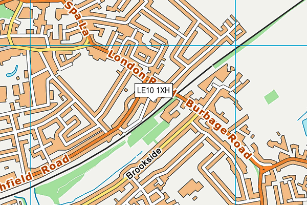 LE10 1XH map - OS VectorMap District (Ordnance Survey) LE10 1XH map - OS VectorMap District (Ordnance Survey)