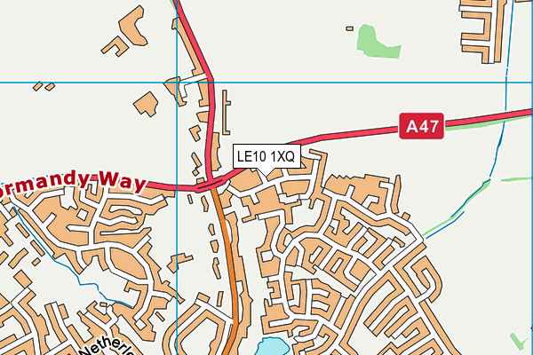 LE10 1XQ map - OS VectorMap District (Ordnance Survey) LE10 1XQ map - OS VectorMap District (Ordnance Survey)