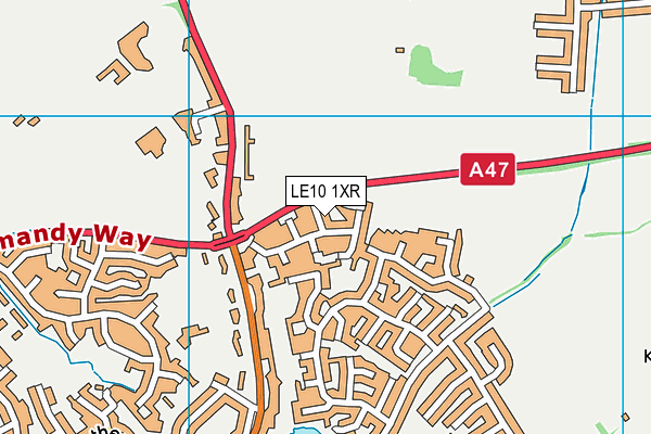 LE10 1XR map - OS VectorMap District (Ordnance Survey) LE10 1XR map - OS VectorMap District (Ordnance Survey)