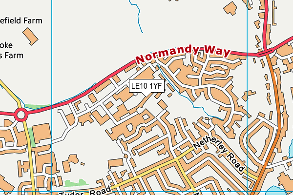 LE10 1YF map - OS VectorMap District (Ordnance Survey) LE10 1YF map - OS VectorMap District (Ordnance Survey)