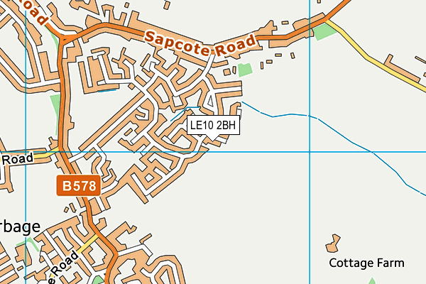 LE10 2BH map - OS VectorMap District (Ordnance Survey) LE10 2BH map - OS VectorMap District (Ordnance Survey)