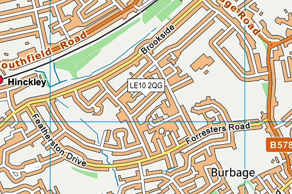 LE10 2QG map - OS VectorMap District (Ordnance Survey) LE10 2QG map - OS VectorMap District (Ordnance Survey)