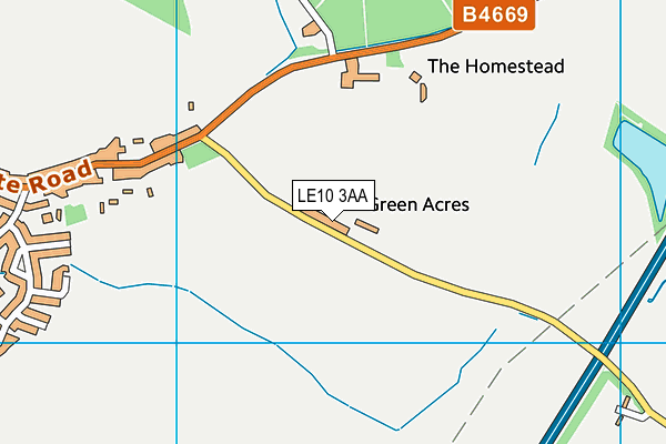 LE10 3AA map - OS VectorMap District (Ordnance Survey) LE10 3AA map - OS VectorMap District (Ordnance Survey)
