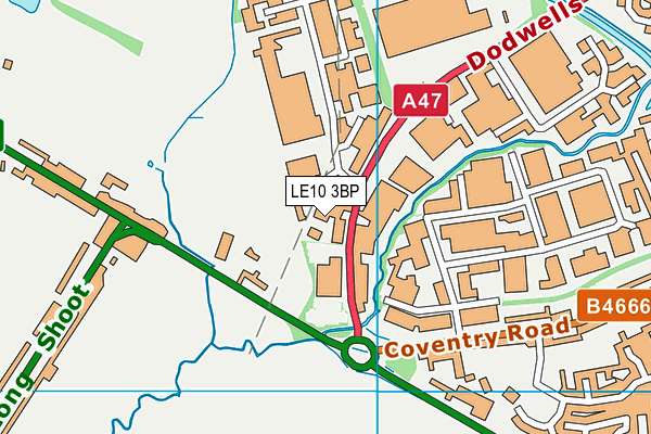 LE10 3BP map - OS VectorMap District (Ordnance Survey) LE10 3BP map - OS VectorMap District (Ordnance Survey)