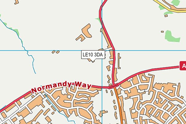 LE10 3DA map - OS VectorMap District (Ordnance Survey) LE10 3DA map - OS VectorMap District (Ordnance Survey)