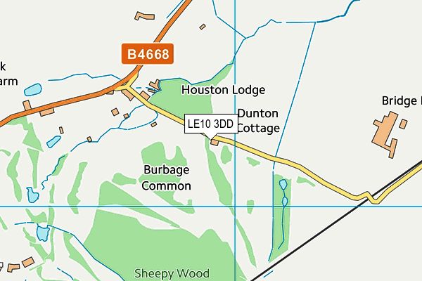 LE10 3DD map - OS VectorMap District (Ordnance Survey) LE10 3DD map - OS VectorMap District (Ordnance Survey)