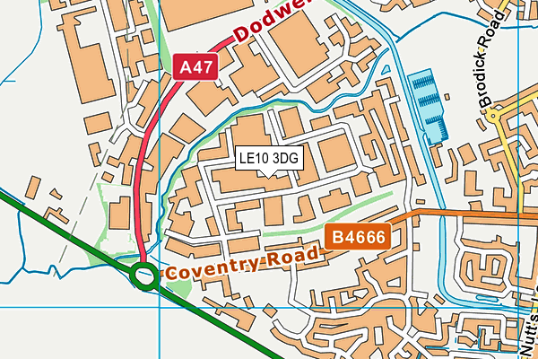 LE10 3DG map - OS VectorMap District (Ordnance Survey) LE10 3DG map - OS VectorMap District (Ordnance Survey)