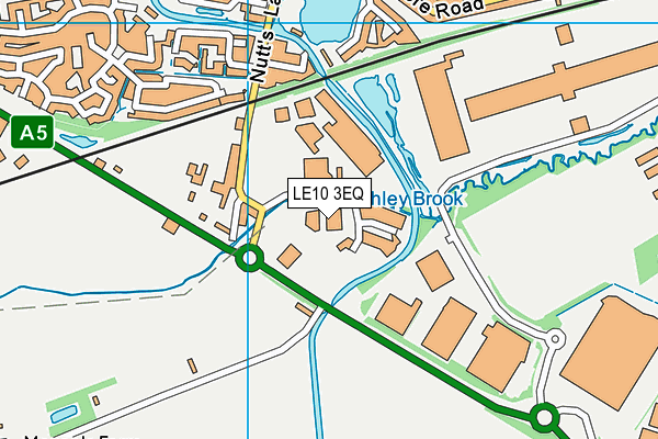 LE10 3EQ map - OS VectorMap District (Ordnance Survey) LE10 3EQ map - OS VectorMap District (Ordnance Survey)