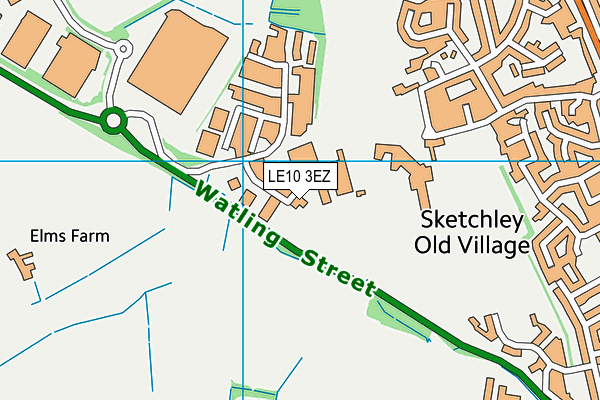 LE10 3EZ map - OS VectorMap District (Ordnance Survey) LE10 3EZ map - OS VectorMap District (Ordnance Survey)