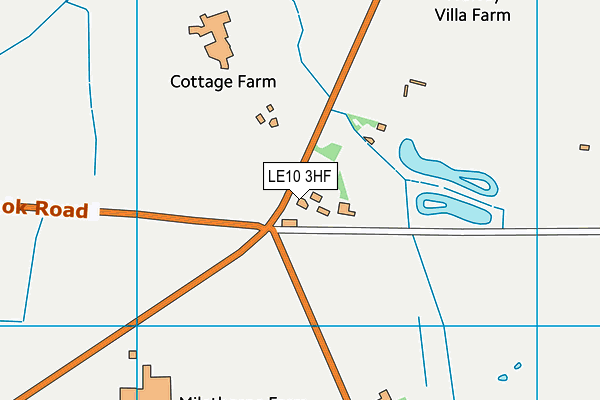LE10 3HF map - OS VectorMap District (Ordnance Survey) LE10 3HF map - OS VectorMap District (Ordnance Survey)